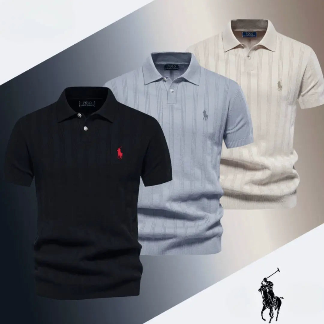Elegancka dzianinowa koszulka polo™