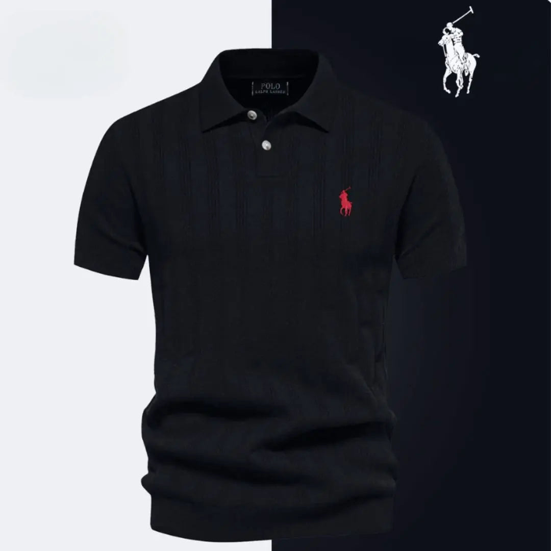 Elegancka dzianinowa koszulka polo™