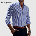 Camicia elegante in cotone a righe L.R ™