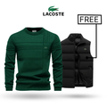 LACOSTE | Premium-Pullover + STYLUS-Weste KOSTENLOS