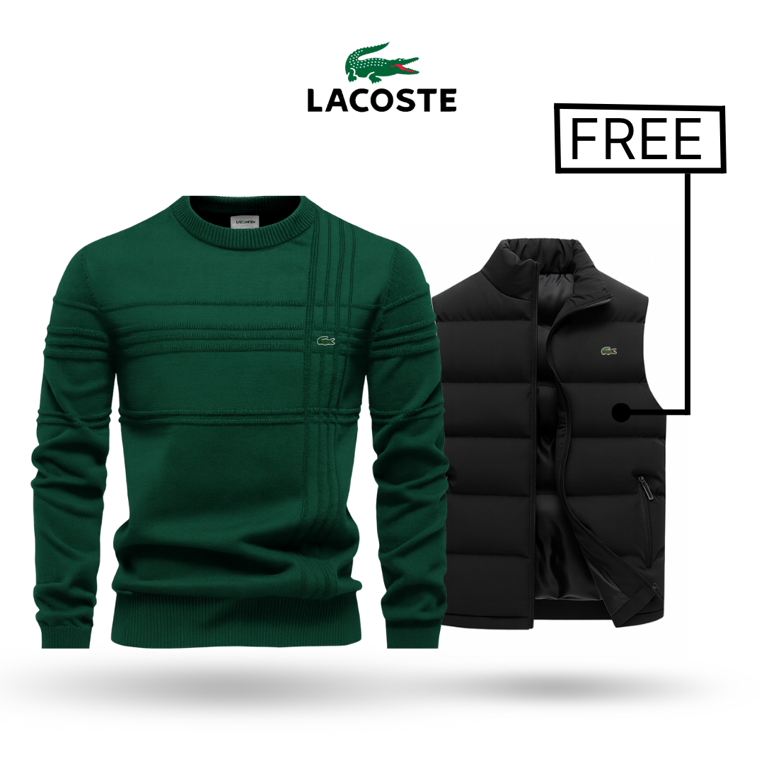 LACOSTE | Premium-Pullover + STYLUS-Weste KOSTENLOS