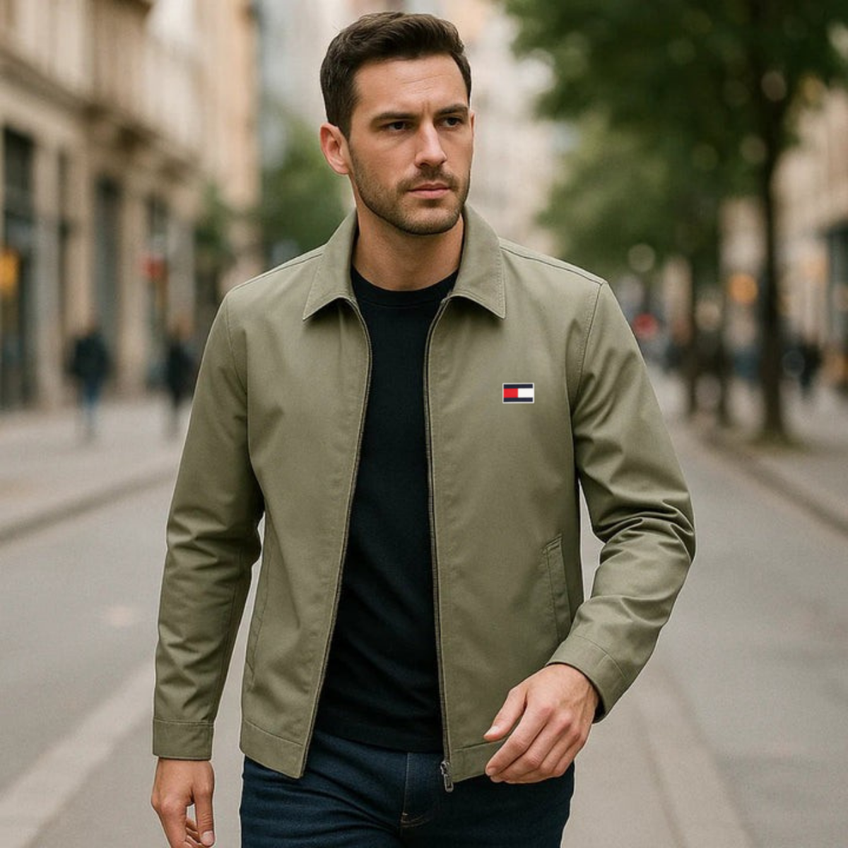 Giacca elegante con cerniera - SALDI DI FINE SERIE