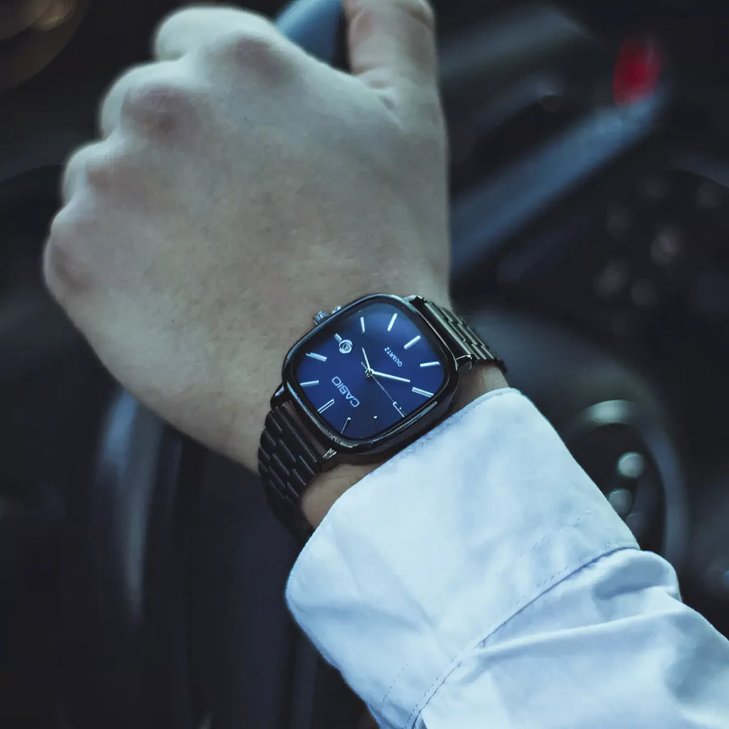 С А Ѕ I О Luxuriöse 36mm Uhr - Wasserfest | Übertragener Stahl