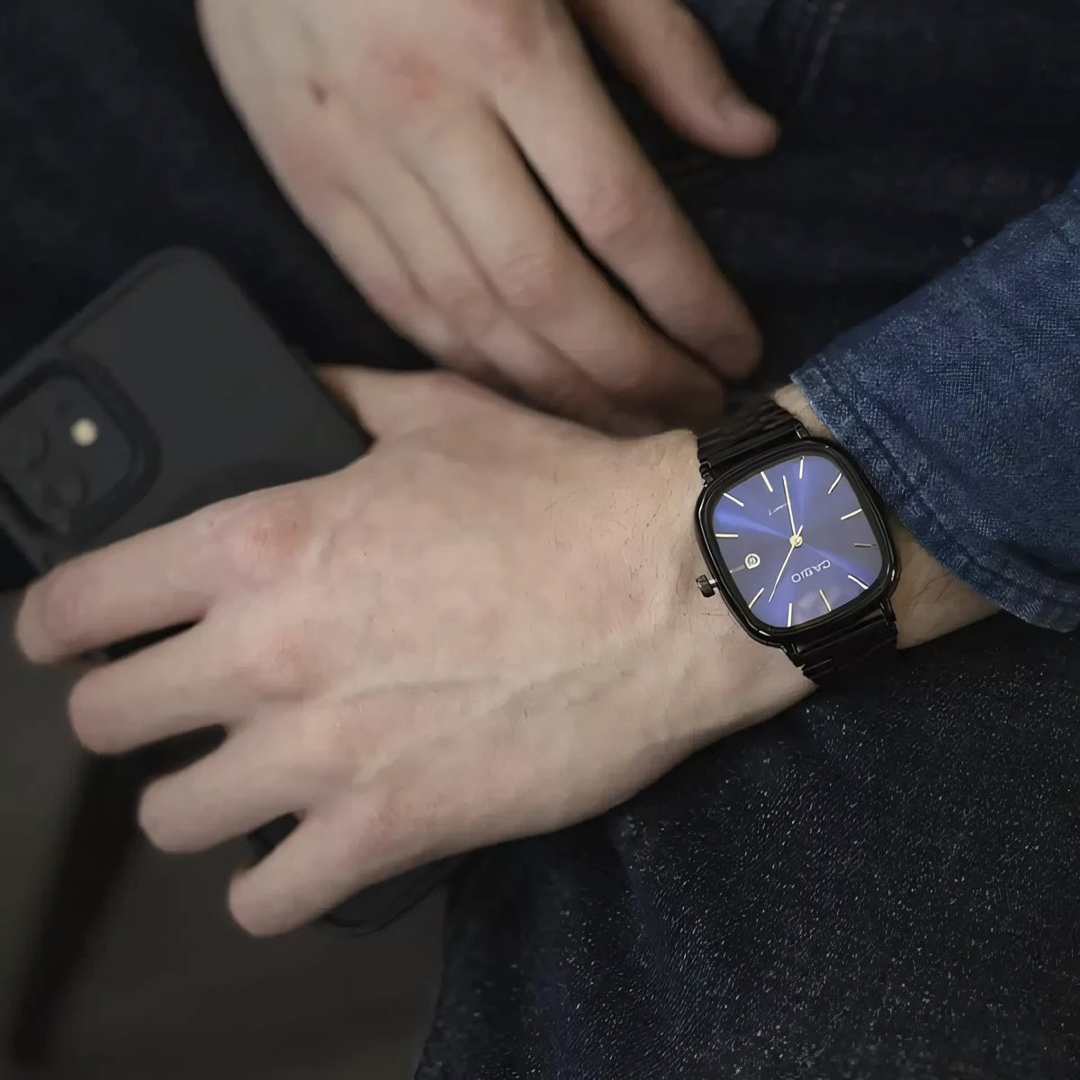 С А Ѕ I О Luxuriöse 36mm Uhr - Wasserfest | Übertragener Stahl