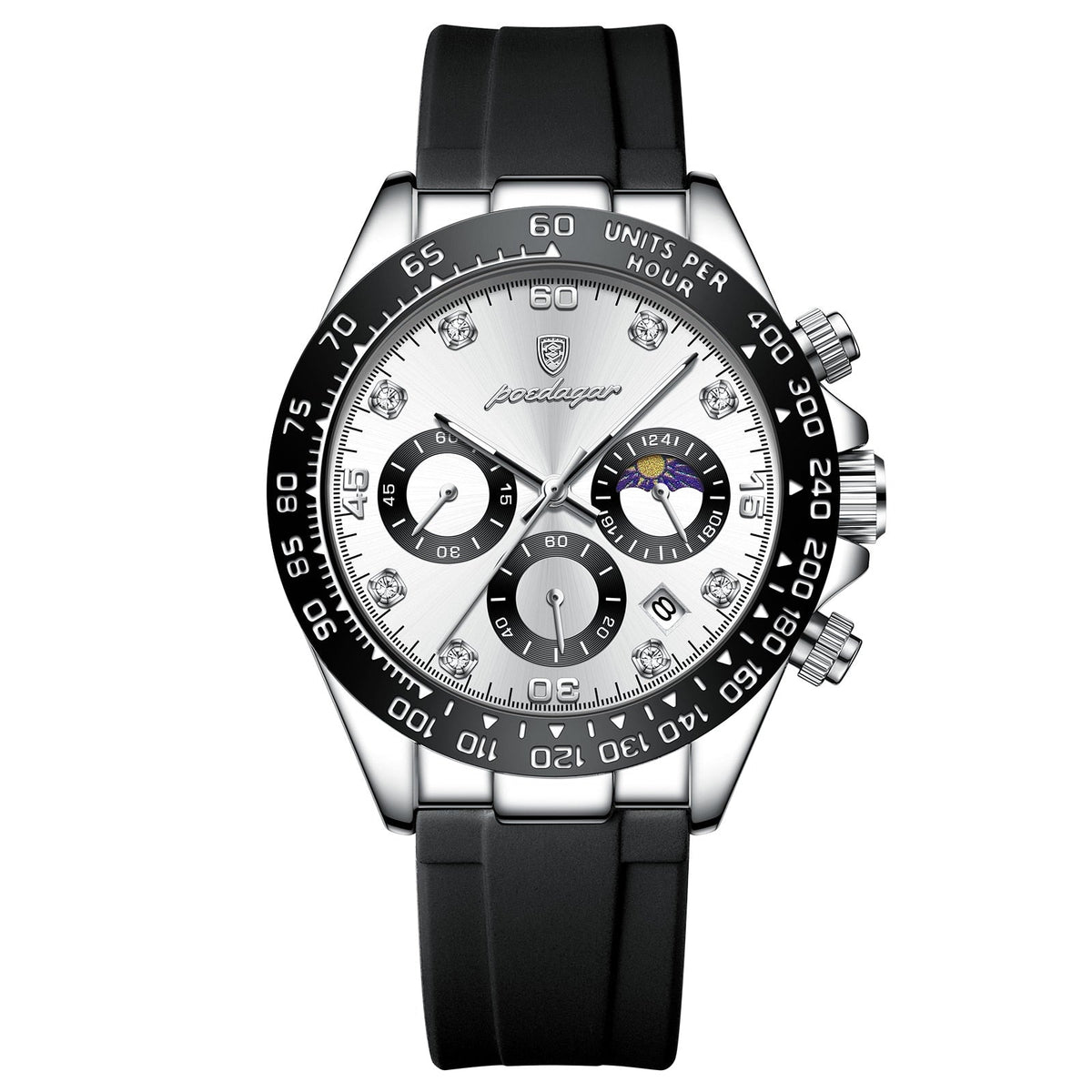 Reloj Poedagar Cronógrafo Fase Date