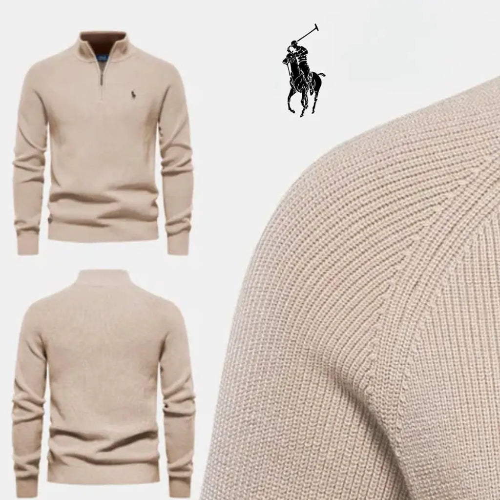 Premium Stil & Komfort – Half-Zip-Pullover™ + KOSTENLOSES klassisches Hemd