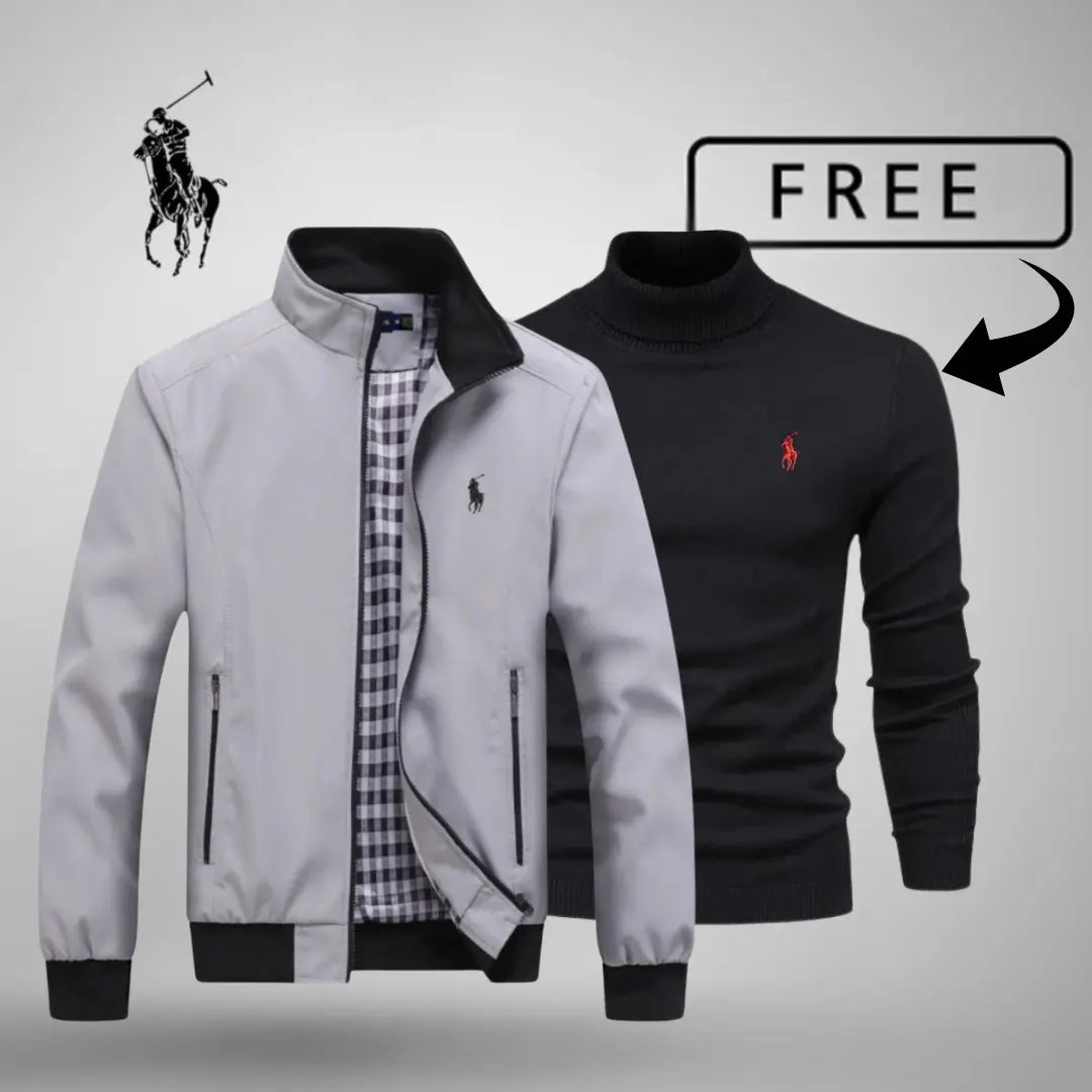Bomber casual con cremallera™ premium + jersey o camiseta GRATIS (a tu elección)
