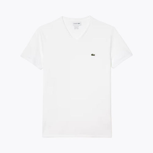 LC leichtes Pima-Baumwoll-T-Shirt mit V-Ausschnitt