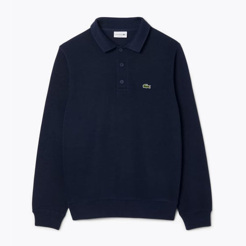 LC Bluza z bawełny prążkowanej z kołnierzykiem polo