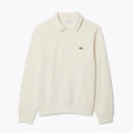 LC Sweat-shirt en coton côtelé à col polo
