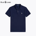 Tricou polo RL Custom Slim Fit din plasă elastică