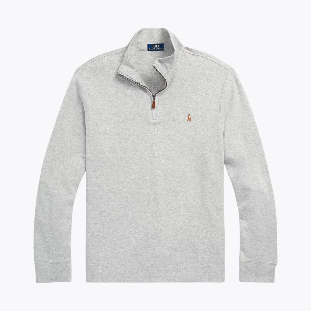 Jersey RL de canalé Estate con cremallera de un cuarto