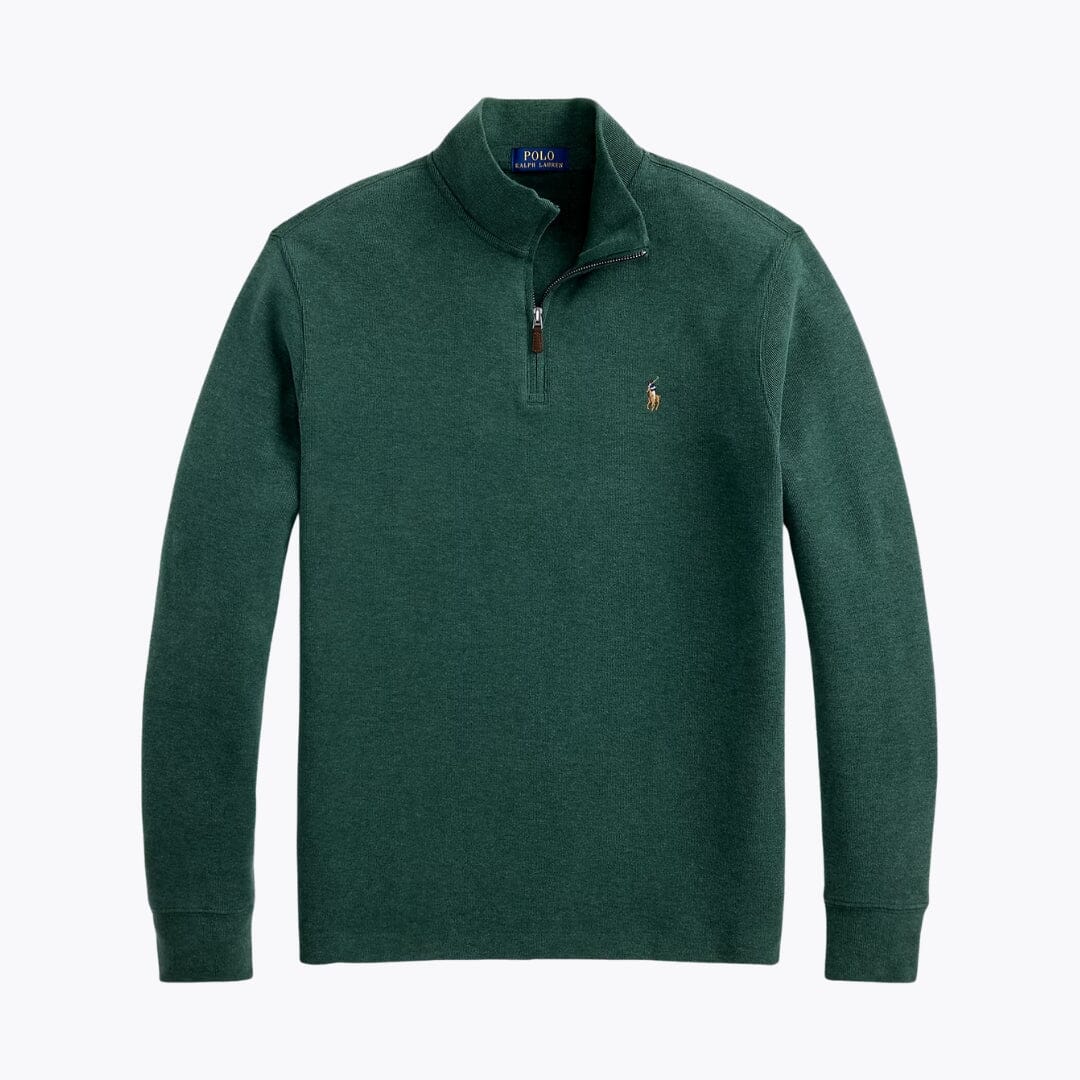 Jersey RL de canalé Estate con cremallera de un cuarto