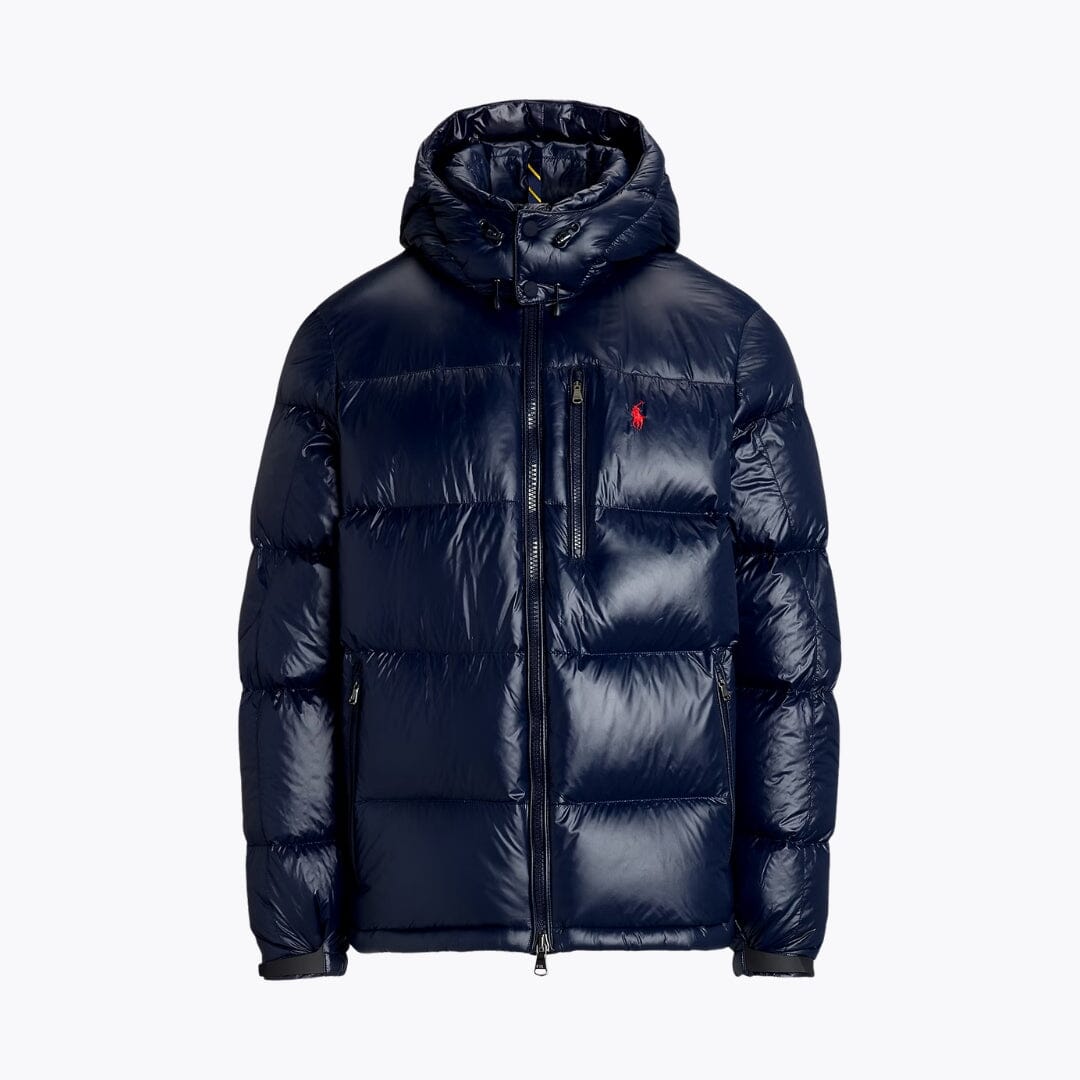 Chaqueta de plumón con acabado brillante Gorham RL