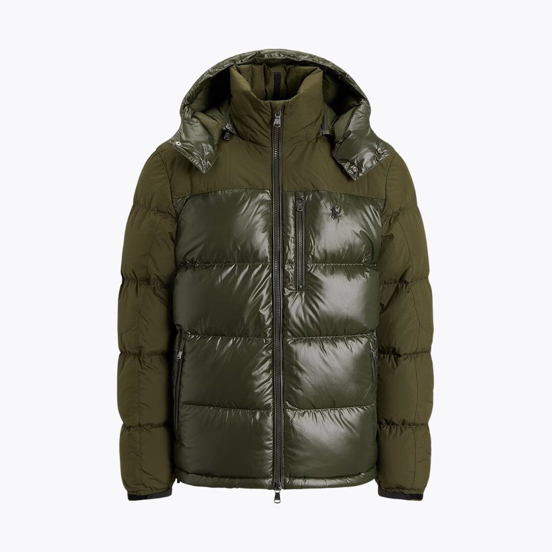 Chaqueta acolchada RL Gorham de dos tonos