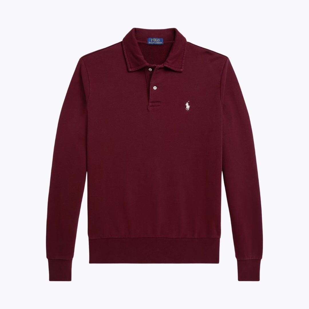 Sweat-shirt RL à col en molleton loopback