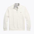 RL luxuriöser Jersey-Pullover mit Viertelreißverschluss