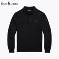 Camisola RL de lã com gola de polo