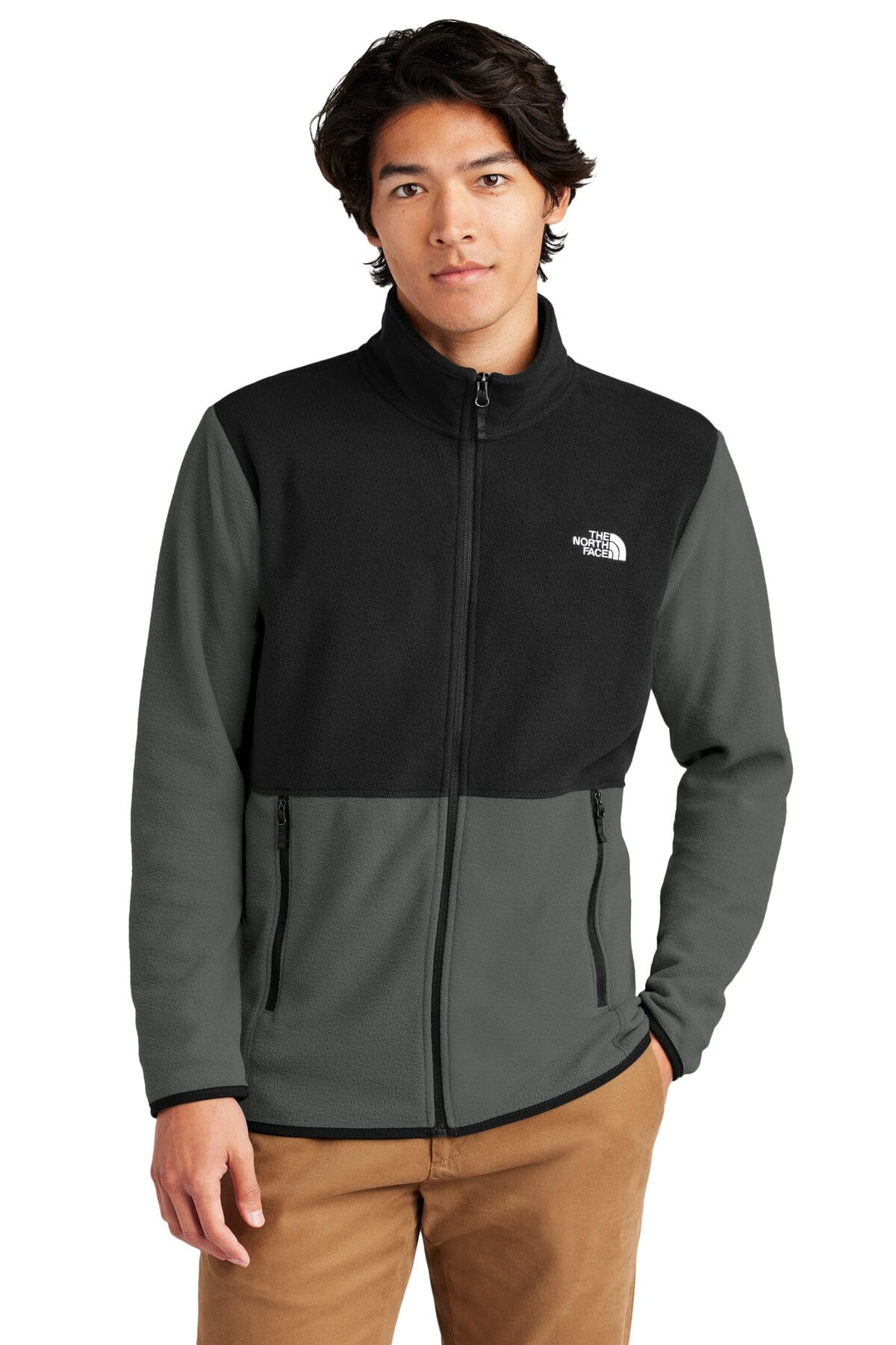TNF ® Jachetă din fleece Glacier pentru bărbați, cu fermoar pe toată lungimea
