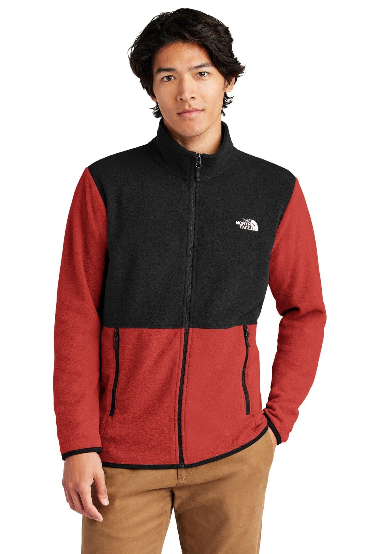TNF ® Jachetă din fleece Glacier pentru bărbați, cu fermoar pe toată lungimea