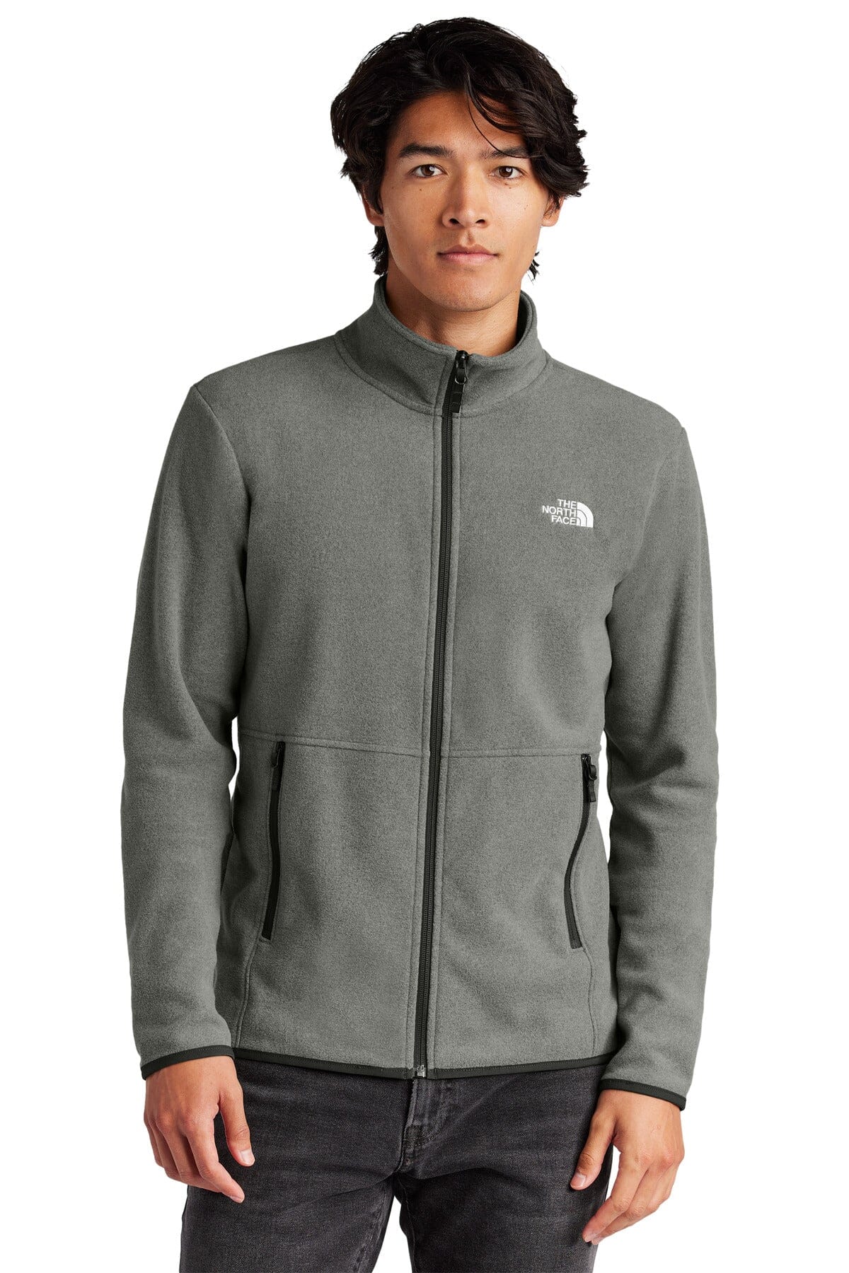 TNF ® Jachetă din fleece Glacier pentru bărbați, cu fermoar pe toată lungimea
