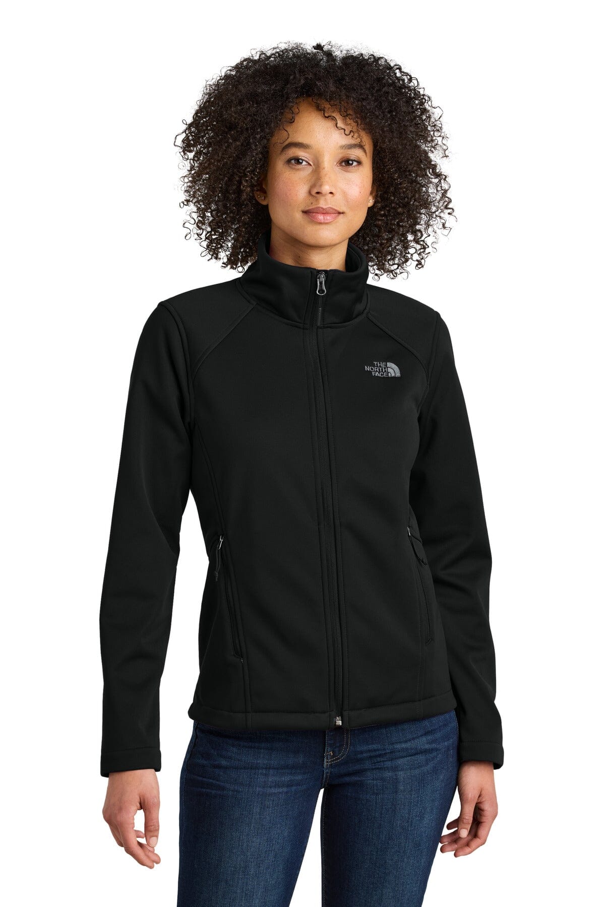 TNF レディース 防風ソフトシェルジャケット