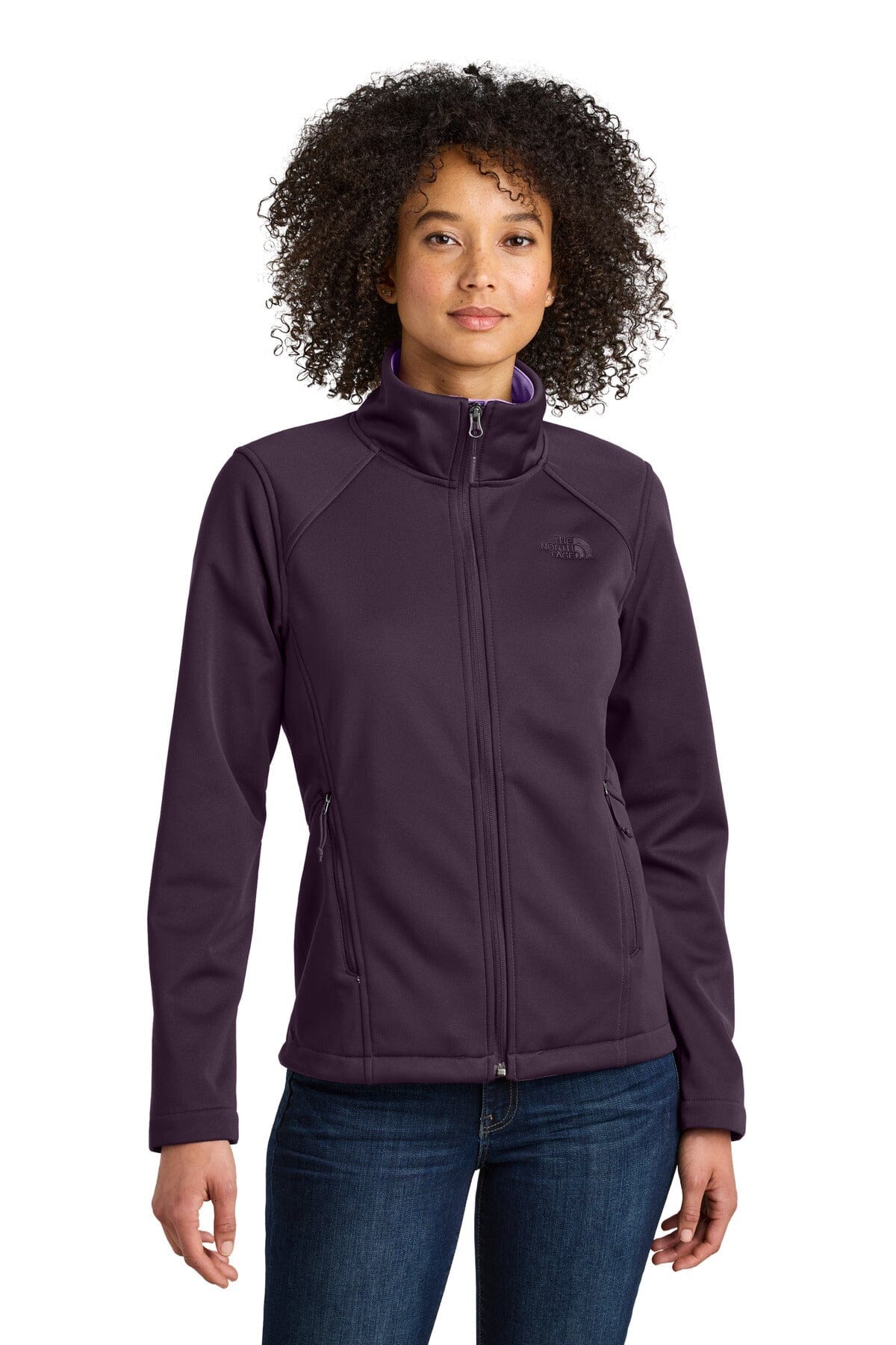 Jachetă TNF pentru femei, din material softshell rezistent la vânt