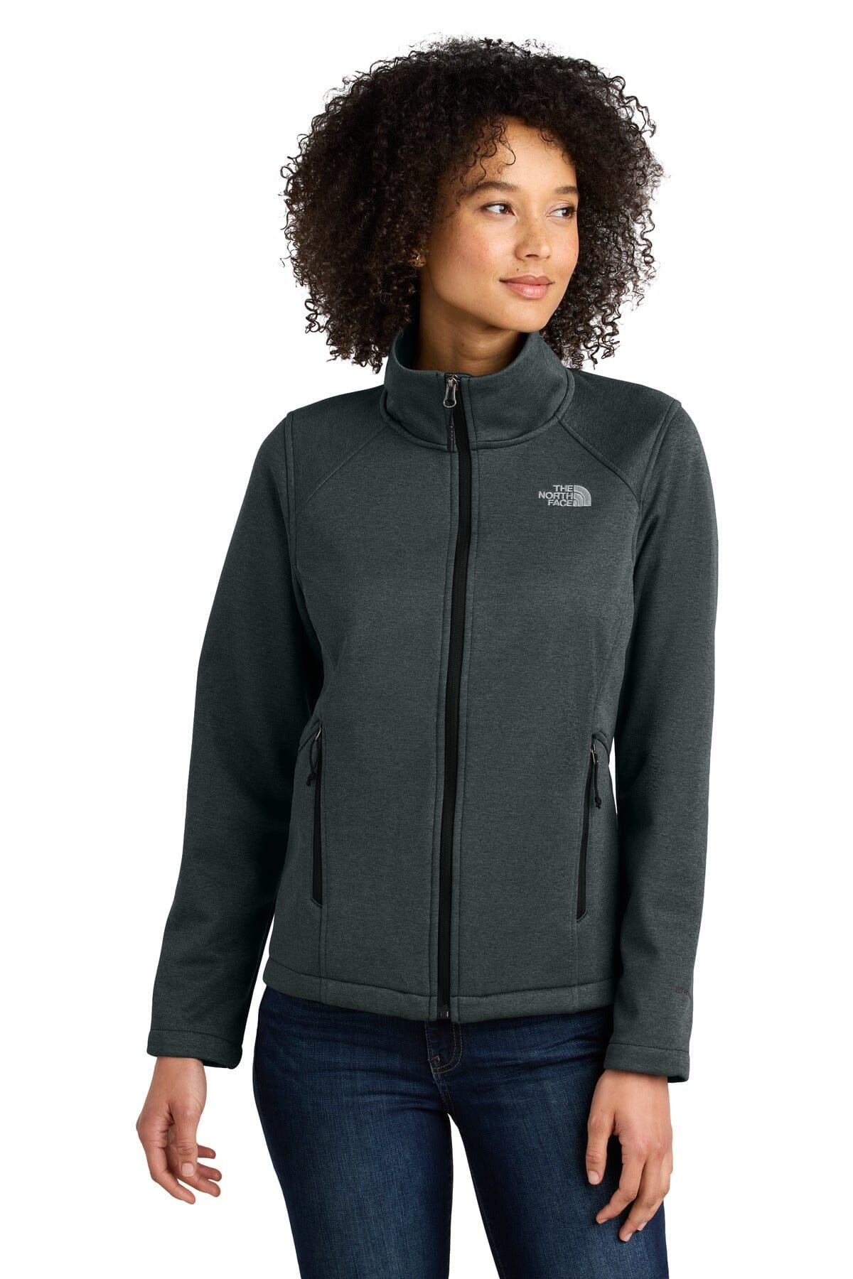 Jachetă TNF pentru femei, din material softshell rezistent la vânt