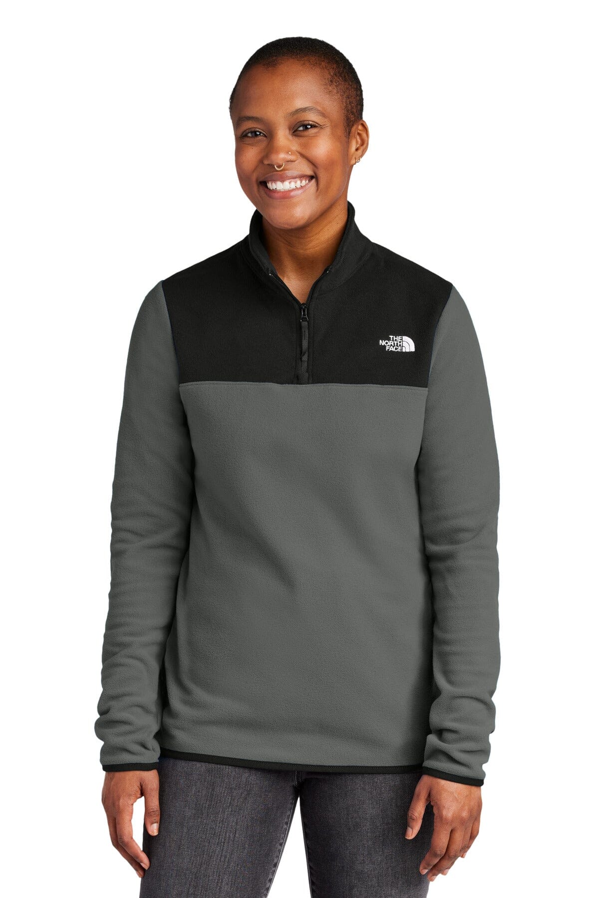 TNF ® Fleece Glacier ușor pentru femei, cu fermoar 1/4