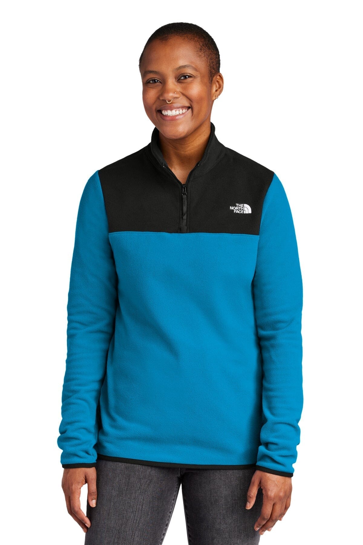 TNF ® Fleece Glacier ușor pentru femei, cu fermoar 1/4