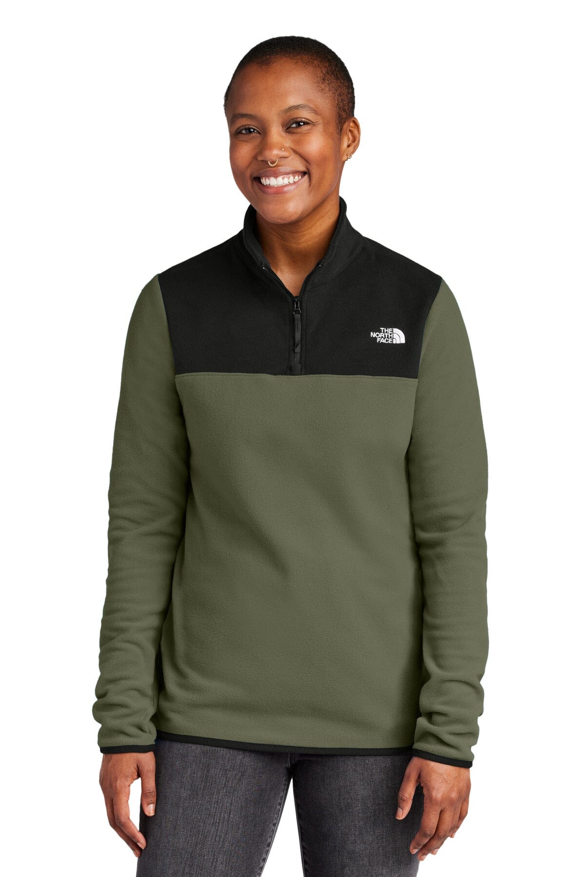 TNF ® Fleece Glacier ușor pentru femei, cu fermoar 1/4