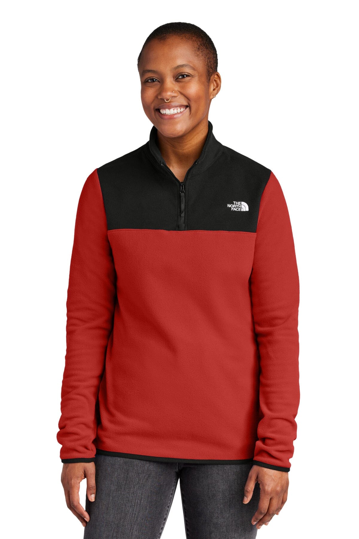 TNF ® Fleece Glacier ușor pentru femei, cu fermoar 1/4