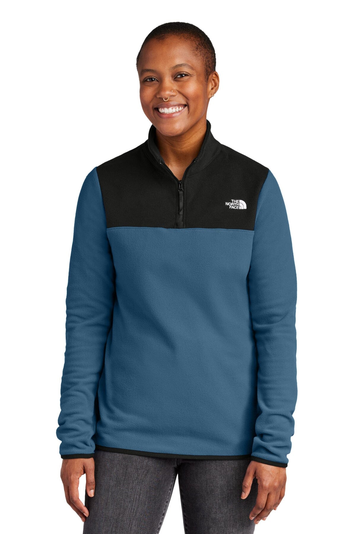 TNF ® Fleece Glacier ușor pentru femei, cu fermoar 1/4