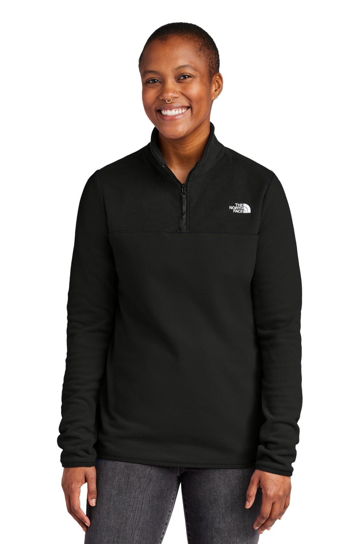 TNF ® Fleece Glacier ușor pentru femei, cu fermoar 1/4