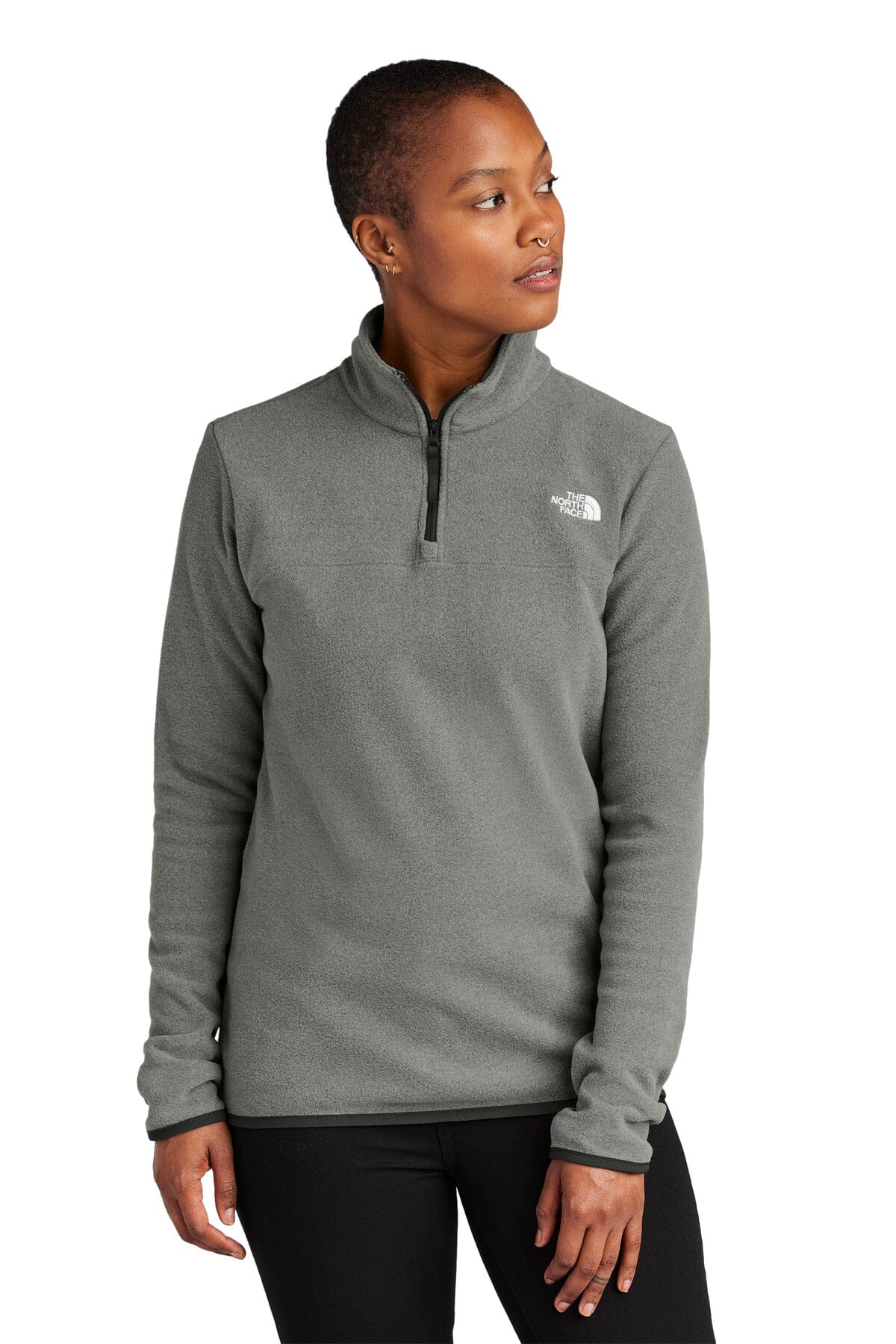 TNF ® Fleece Glacier ușor pentru femei, cu fermoar 1/4